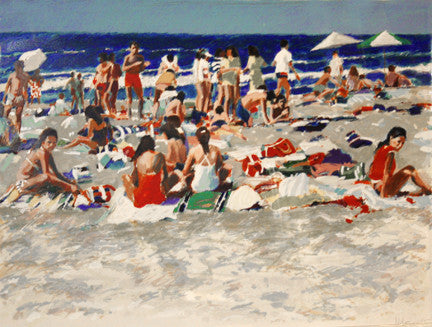 California by Aldo Luongo, 1984 serigraph