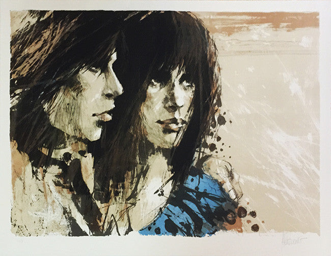 Romance by Aldo Luongo, 1970 lithograph
