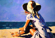 Sunny by Aldo Luongo, mixed media, on canvas