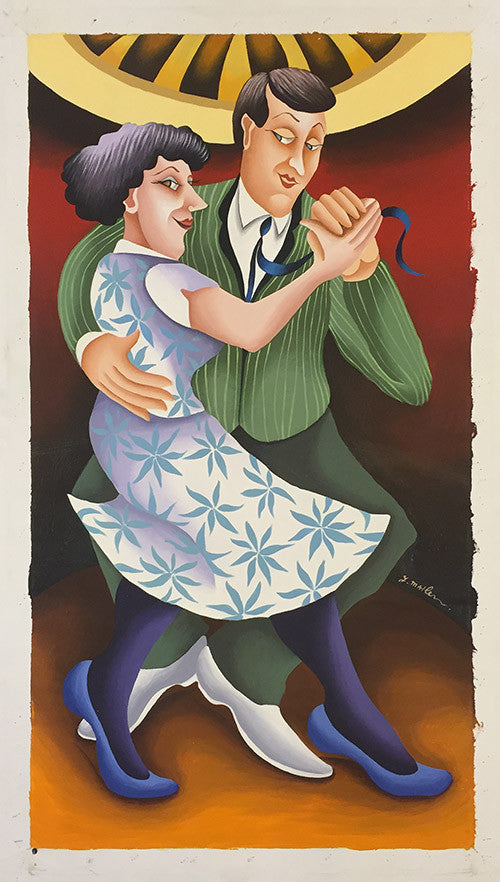 The Waltz by Yuval Mahler by Artists Misc., acrylic, on canvas