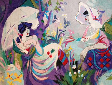Afternoon Rest by Isaac Maimon, tapestry