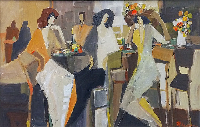 L'illusions by Isaac Maimon, 2006 acrylic on canvas — detail 2