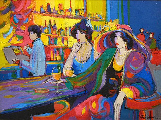Night Out by Isaac Maimon, acrylic on canvas