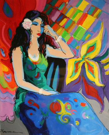 Rose by Isaac Maimon, acrylic on canvas
