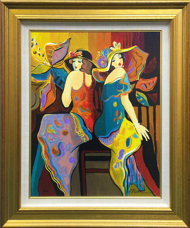 Twilight Time Suite: Sisters by Isaac Maimon, 2002 serigraph