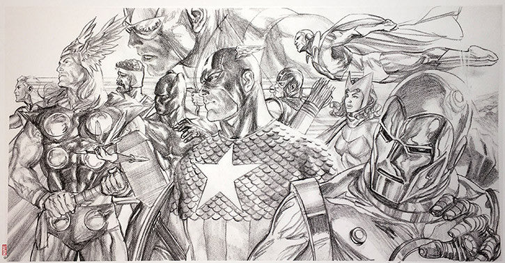 Invincible (Concept Drawing) by Marvel, lithograph — detail 2