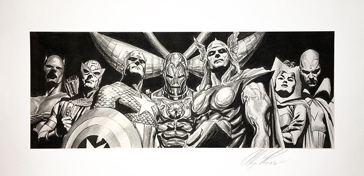 Assemble (Concept Art) by Marvel, lithograph