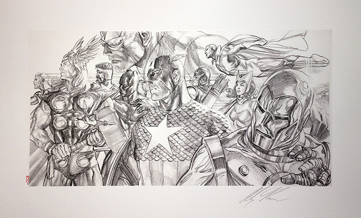 Invincible (Concept Drawing) by Marvel, lithograph