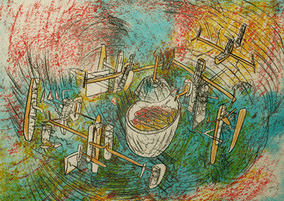 Escape De La Spece by Roberto Matta