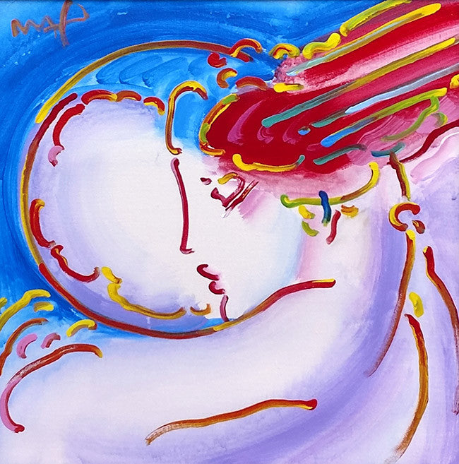 I Love the World (Ver.xii #9) by Peter Max, acrylic on canvas