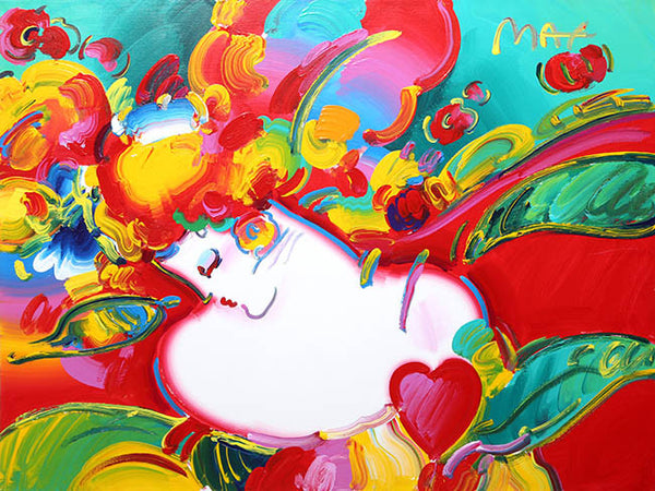 FLOWER BLOSSOM (ORIGINAL) LADY BY PETER MAX