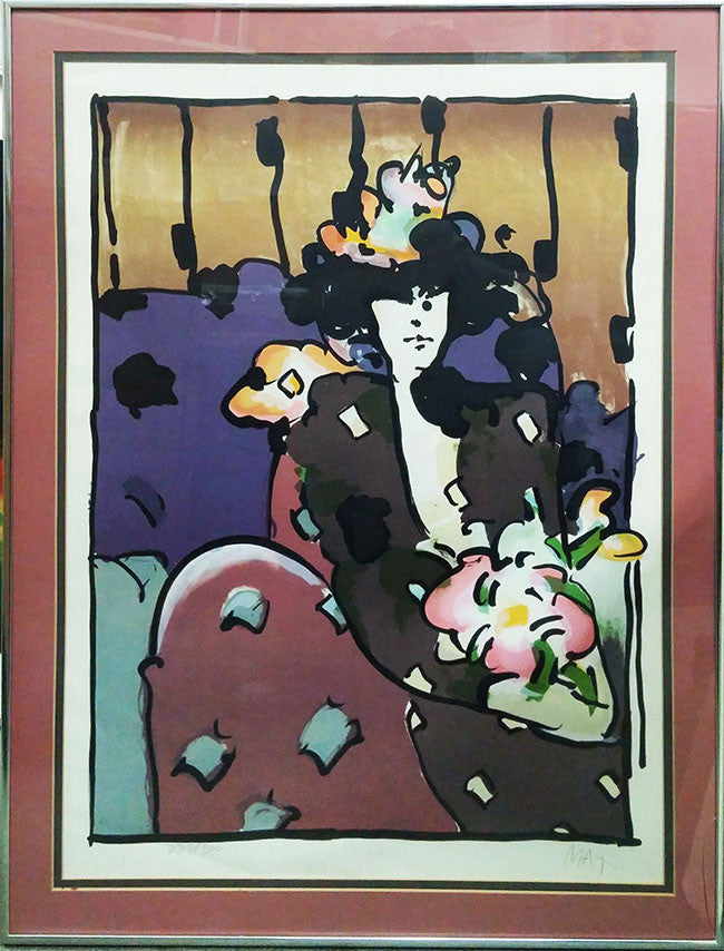 Brown Lady I by Peter Max, 1973 serigraph