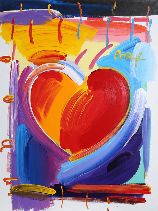 HEART VERSION IX BY PETER MAX