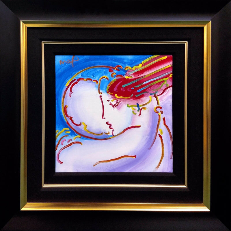 I Love the World (Original) by Peter Max, acrylic on canvas