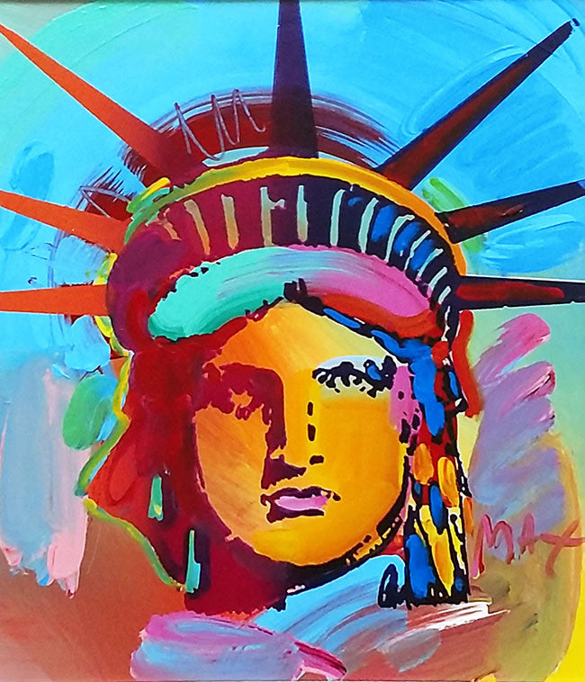 LIBERTY HEAD X BY PETER MAX