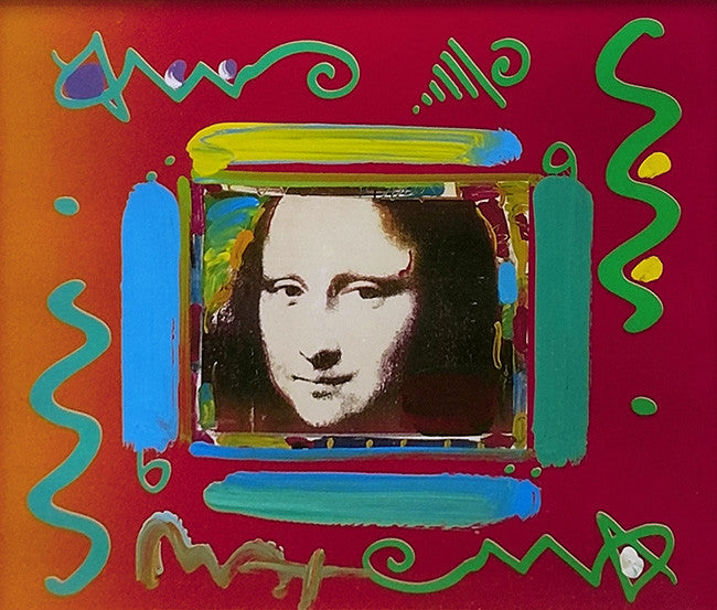 MONA LISA COLLAGE (MIXED MEDIA) BY PETER MAX