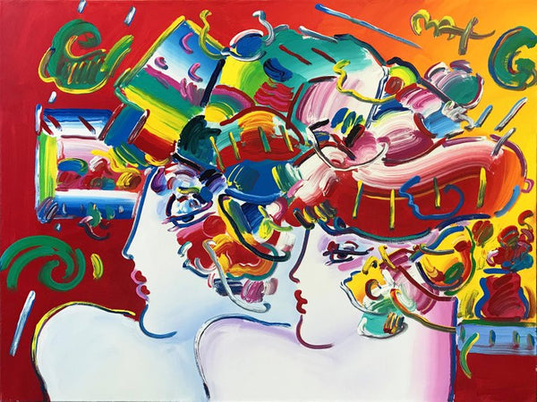 MONDRIAN LADIES (ORIGINAL) BY PETER MAX