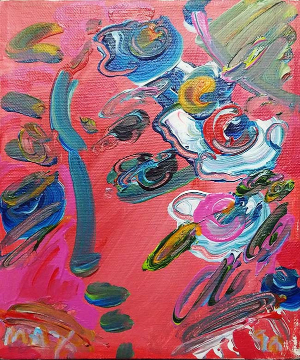 PROFILE 1 (PINK) BY PETER MAX