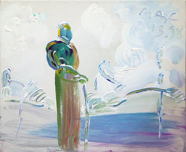 SAGE (WHITE CLOUDS) BY PETER MAX