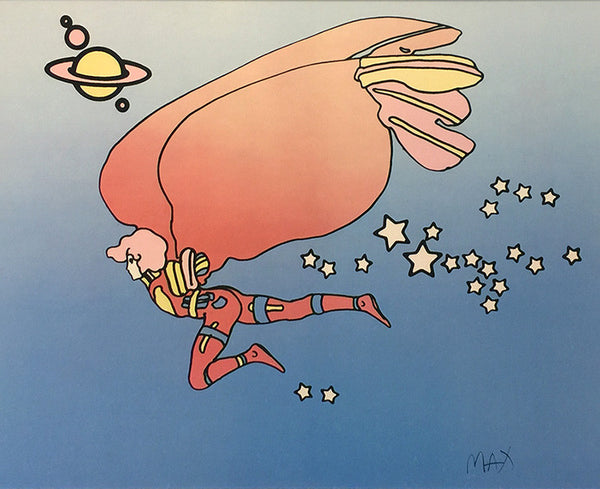 SATURN'S MESSENGER (1970'S) BY PETER MAX