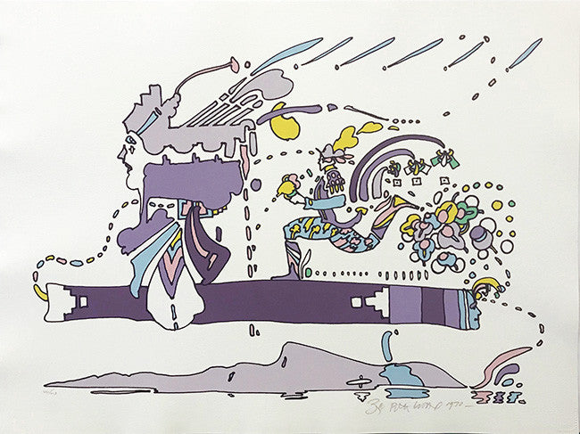 Translucent Vision by Peter Max, 1970 serigraph