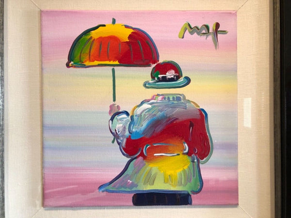 UMBRELLA MAN IV BY PETER MAX