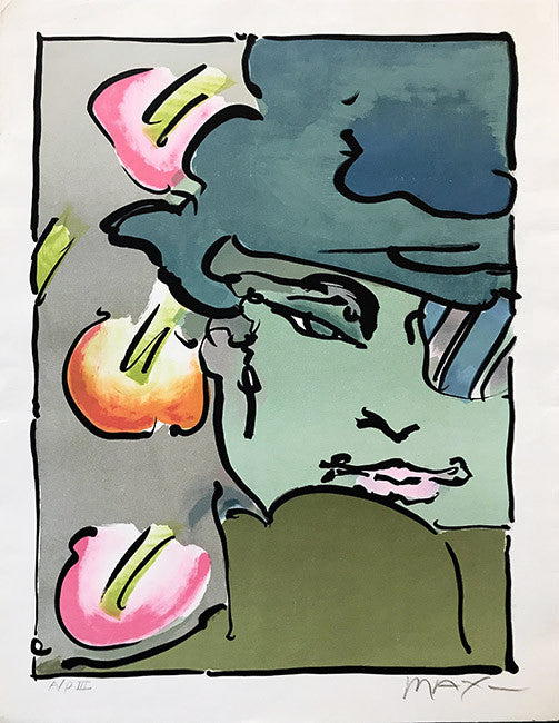 Zero (1970'S) by Peter Max, 1973 lithograph
