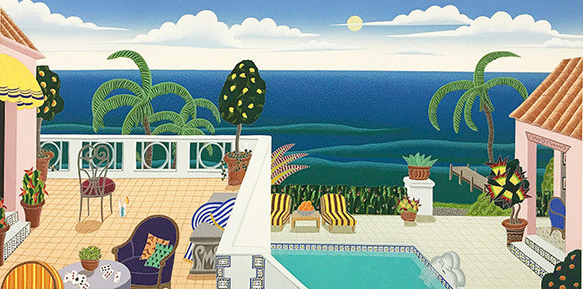 Gulfstream by Thomas Mcknight, screen print