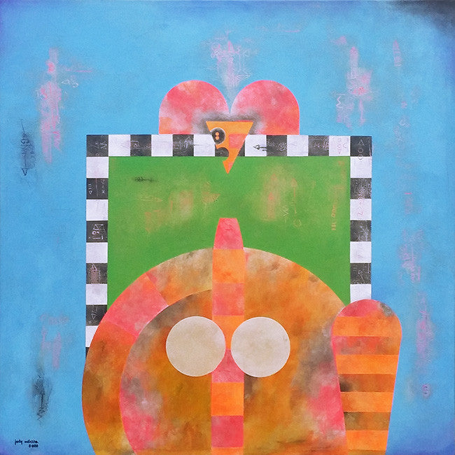 Figura De Vanguardia by Judy Milazzo by Artists Misc., 2000 mixed media on canvas