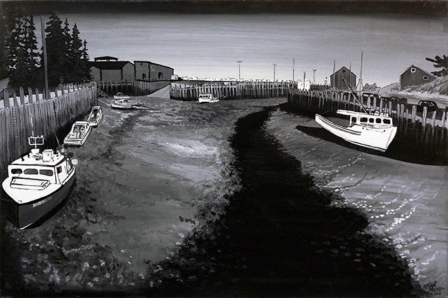 Low Tide by Shawea Millett by Artists Misc., 2013 oil on canvas
