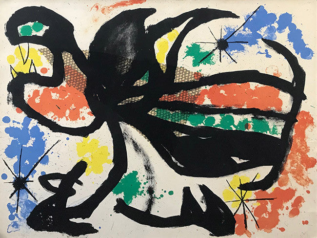 Album 19, Planche 3 by Joan Miro, 1961 lithograph