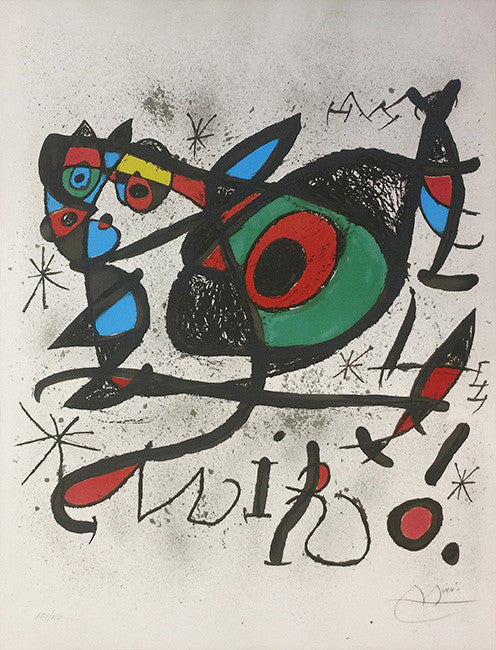 Sobreteixims I Escultures by Joan Miro, 1972 lithograph