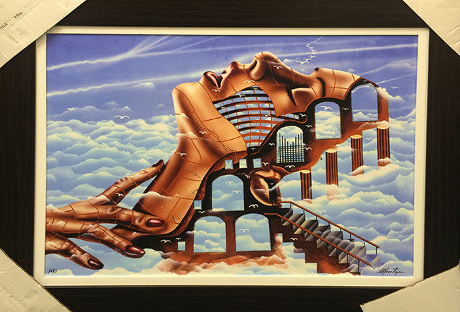 Painting # 6 by Fernando Montoya, giclee on canvas