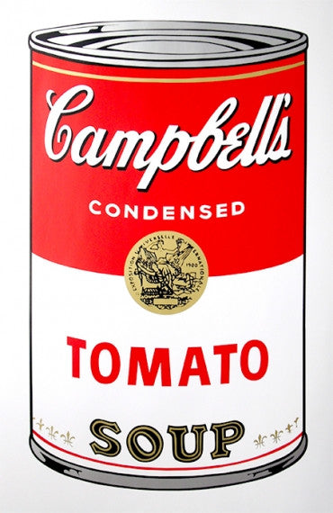 Tomato - Campbell's Soup Can by Sunday B. Morning, screen print