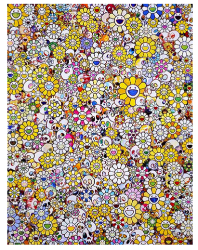 Homage to Mg Flower 1960 by Takashi Murakami, offset lithograph edition