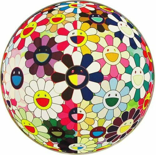 Flowerball Realm of the Dead by Takashi Murakami, 2017 offset lithograph with cold stamp and high gloss varnishing