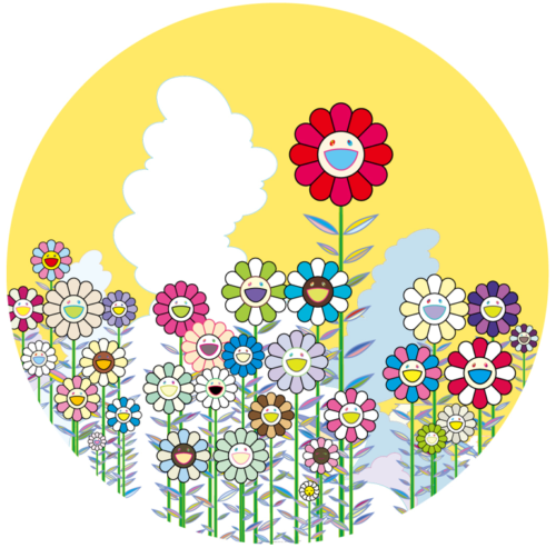 A Memory of Him and Her on a Summer by Takashi Murakami, offset lithograph edition