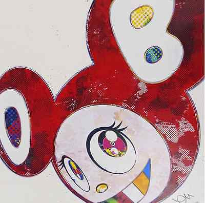 And Then X6 Vermillion Dob by Takashi Murakami, offset lithograph edition