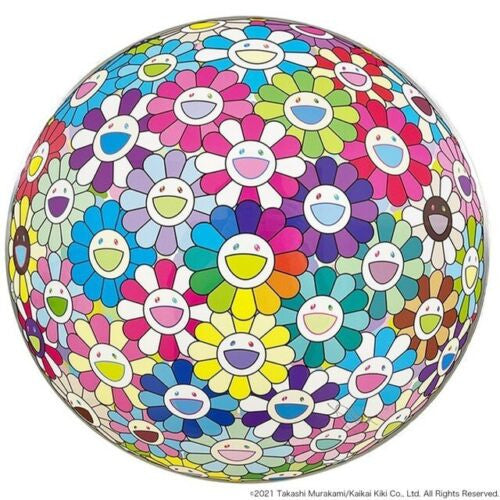 Flower Ball Beyond the Dimensions by Takashi Murakami, offset lithograph with cold stamp edition
