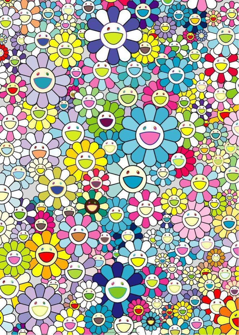 Champagne Supernova Blue by Takashi Murakami, offset lithograph edition