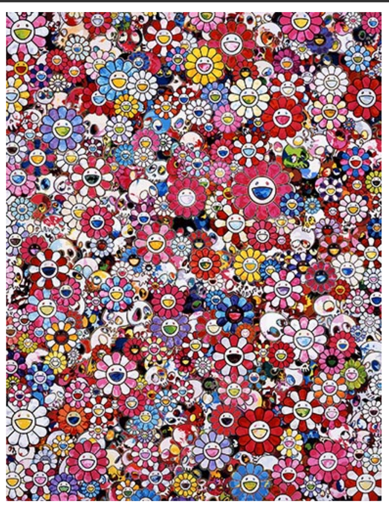 Dazzling Circus Embrace Peace by Takashi Murakami, offset lithograph edition