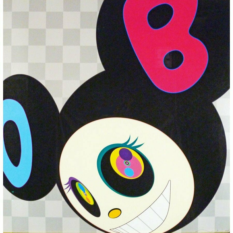 And Then, Black Dob by Takashi Murakami, offset lithograph edition