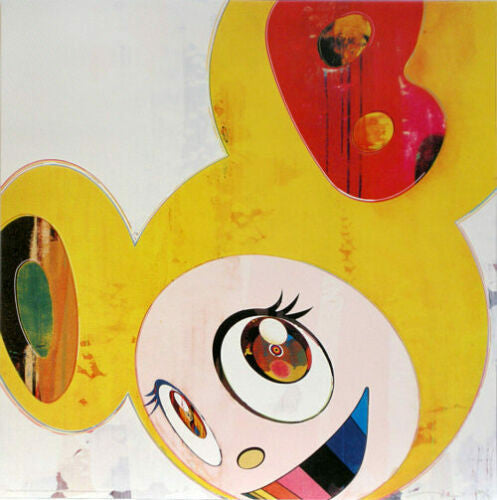 And Then and Then. Yellow Universe Dob by Takashi Murakami, offset lithograph edition