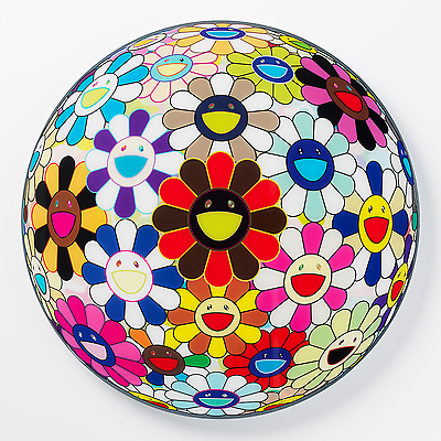 Flowerball Multicolor by Takashi Murakami, offset lithograph with cold stamp edition