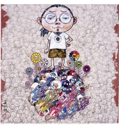 FLOWERS AND DEATH AND ME AND... BY TAKASHI MURAKAMI