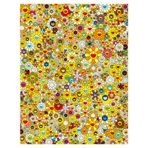 Homage to Ikb by Takashi Murakami, 2018 offset lithograph with cold stamp and high gloss varnishing