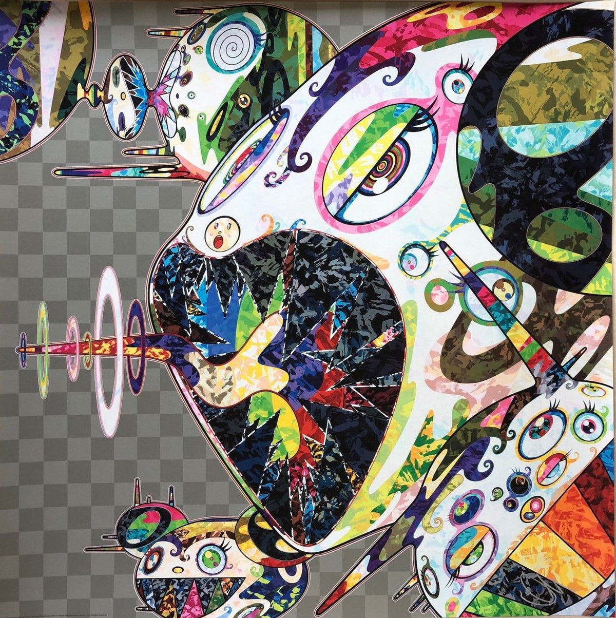 Homage to Francis Bacon (Set of 2) by Takashi Murakami, offset lithograph with cold stamp edition — detail 2