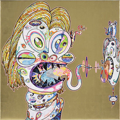Homage to Francis Bacon No. 1 (Gold) by Takashi Murakami, offset lithograph edition