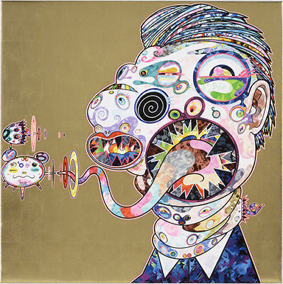 HOMAGE TO FRANCIS BACON NO. 2 (GOLD)  BY TAKASHI MURAKAMI