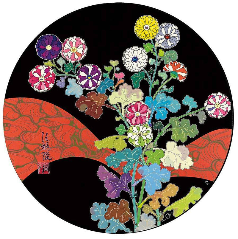 Kansei: a Red River Is Visable by Takashi Murakami, 2015 offset lithograph